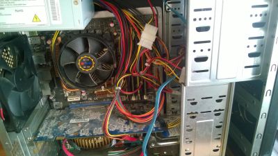 Лот: 12319345. Фото: 1. Системный блок intel core quad... Корпуса, блоки питания