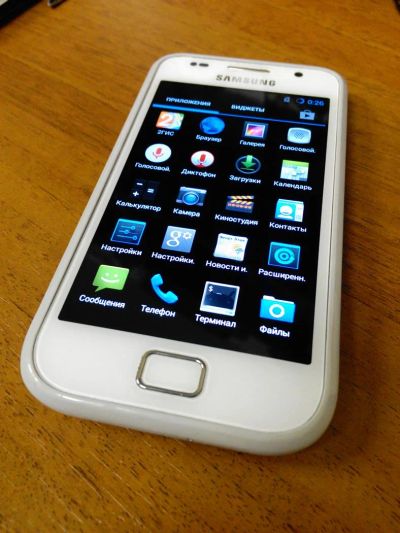 Лот: 3639423. Фото: 1. Samsung Galaxy S PLUS i9001 White... Смартфоны