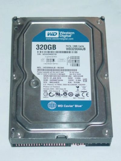 Лот: 3094363. Фото: 1. Жесткий диск IDE 320Gb WD 7200rpm... Жёсткие диски (HDD)