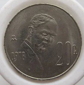 Лот: 8371418. Фото: 1. Мексика 20 сентаво 1978. Америка