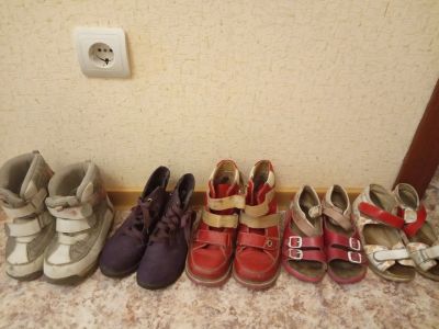 Лот: 14847509. Фото: 1. Отдам ортопедическую обувь для... Ботинки