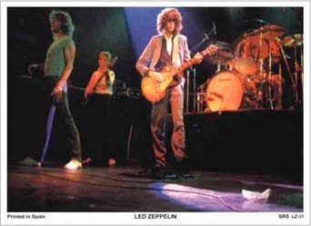 Лот: 10612851. Фото: 1. Led Zeppelin коллекционная карточка... Наклейки, фантики, вкладыши