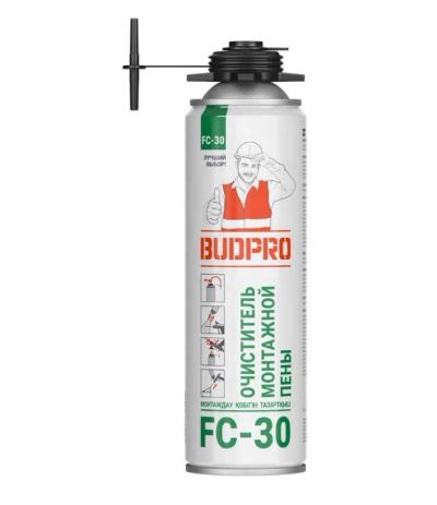 Лот: 20220017. Фото: 1. Очиститель для пены BUDPRO FS-30... Краски, лаки, растворитель
