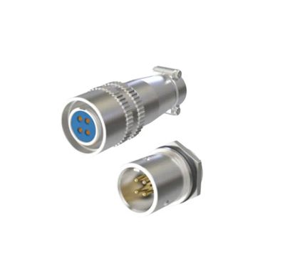 Лот: 25738453. Фото: 1. Авиационный разъем XS8 4pin. Разъёмы