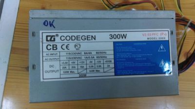 Лот: 8296796. Фото: 1. Блок питания Codegen 300W atx. Корпуса, блоки питания