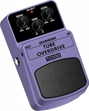 Лот: 15037044. Фото: 1. Behringer tube overdrive TO100. Гитарные эффекты и комбоусилители