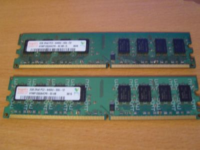 Лот: 2586130. Фото: 1. Оперативная память HYNIX PC2-6400U-5-5-5-12... Оперативная память