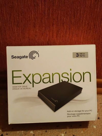 Лот: 12642437. Фото: 1. Seagate Expansion 3000гб. Внешние жесткие диски