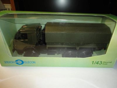 Лот: 8991701. Фото: 1. Камаз-43101-028 с тентом (хаки... Автомоделизм