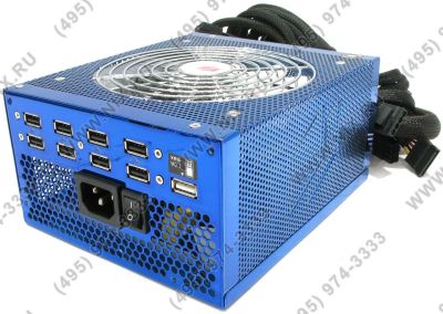 Лот: 3896384. Фото: 1. Hiper Type R II Blue 880W-1040W... Корпуса, блоки питания