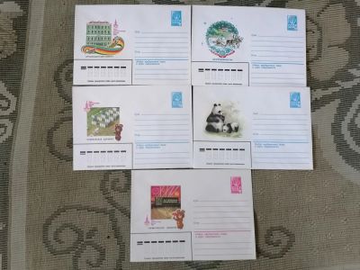 Лот: 25647641. Фото: 1. Конверты СССР 1980 г. Чистые... Открытки, конверты