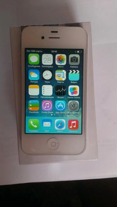 Лот: 3785035. Фото: 1. Iphone 4S 16GB оригинал, работает... Смартфоны