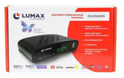 Лот: 6765659. Фото: 1. Приставка для цифрового ТВ Lumax... Цифровое, спутниковое ТВ