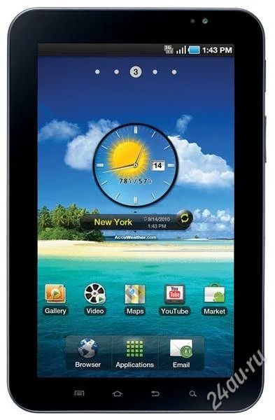Лот: 1214438. Фото: 1. Продам samsung P1000 + кожанный... Планшеты