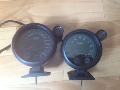 Лот: 11873192. Фото: 1. спидометр и тахометр AutoGauge. Электрооборудование