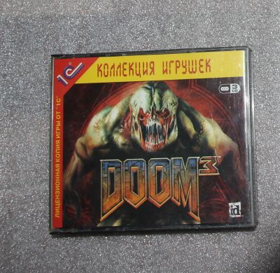 Лот: 21139225. Фото: 1. 3 CD PC - игра DOOM 3 UL (лицензия... Игры для ПК