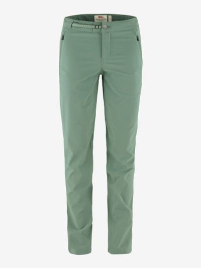 Лот: 22434793. Фото: 1. Брюки женские Fjallraven, Зеленый. Другое (спортивная одежда)