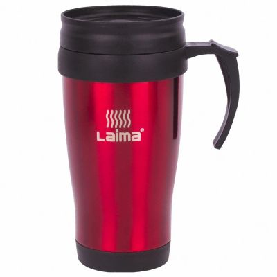 Лот: 24540703. Фото: 1. Термокружка Laima 400 мл, пластик... Термосы, термокружки, фляжки