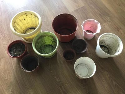 Лот: 11496133. Фото: 1. Набор горшков для цветов. Кашпо, горшки, вазоны для цветов