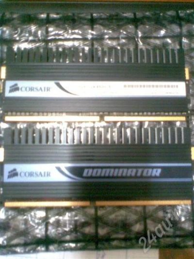 Лот: 307057. Фото: 1. Память 2шт * 1Gb Corsair dominator... Оперативная память