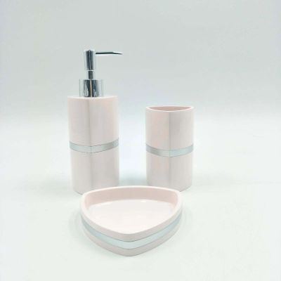 Лот: 22290955. Фото: 1. Набор для ванной Bloom цвет: розовый... Аксессуары для ванной