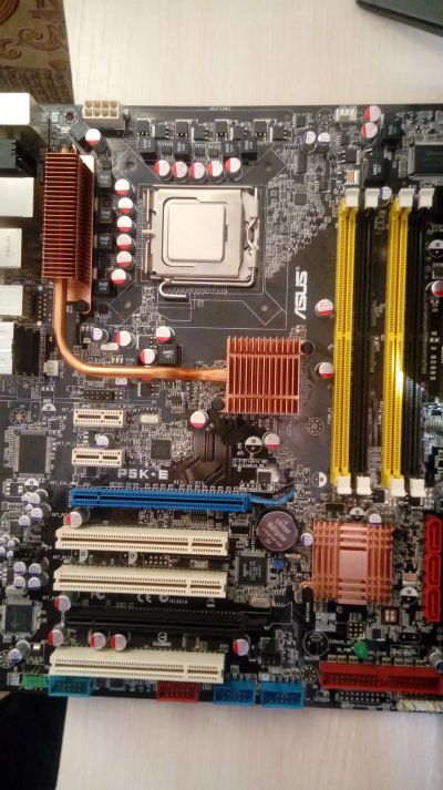 Лот: 19609758. Фото: 1. Материнская плата Asus p5k-e. Материнские платы