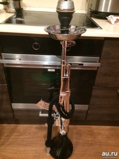 Лот: 13126993. Фото: 1. Кальян AK47 MOB Hookah Silver. Аксессуары и запчасти для кальянов