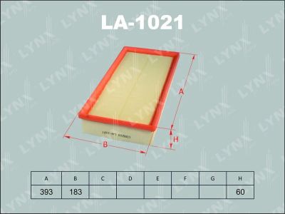 Лот: 13356888. Фото: 1. Lynx LA-1021 Воздушный фильтр. Расходные материалы
