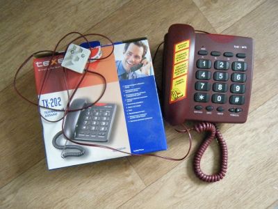 Лот: 6166143. Фото: 1. Проводной телефон Texet TX-202. Проводные телефоны
