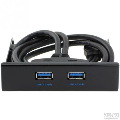 Лот: 12023936. Фото: 1. Фронтальная панель USB плата на... USB хабы
