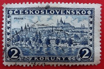 Лот: 18918881. Фото: 1. (№3910) марка "Город Прага" (2... Марки