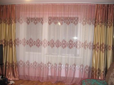 Лот: 3208746. Фото: 1. Шторы + тюль. Шторы, тюль