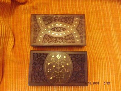 Лот: 3292044. Фото: 1. Шкатулки индийские. Другое (сувениры, подарки)