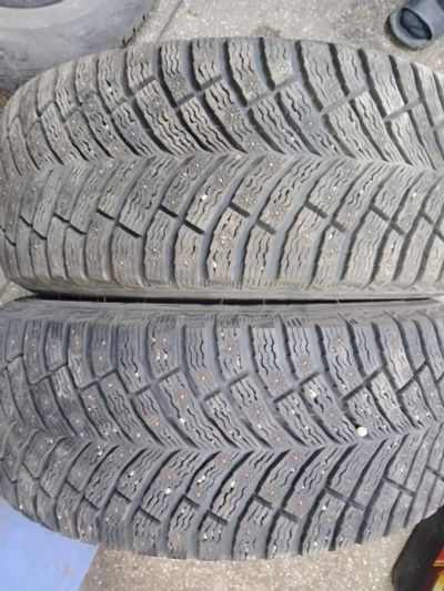 Лот: 25359665. Фото: 1. 2шт 225-50-17 Michelin X-Ice North... Шины