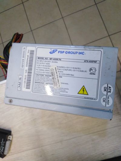 Лот: 16500011. Фото: 1. Блок питания ATX FSP MP-400W P4. Корпуса, блоки питания
