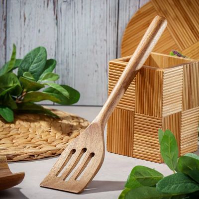 Лот: 24340839. Фото: 1. Лопатка кулинарная акация, 34... Кухонные аксессуары