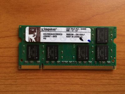 Лот: 7475290. Фото: 1. kingston 2rx8 pc2 - 6400s [666-12-e2... Оперативная память