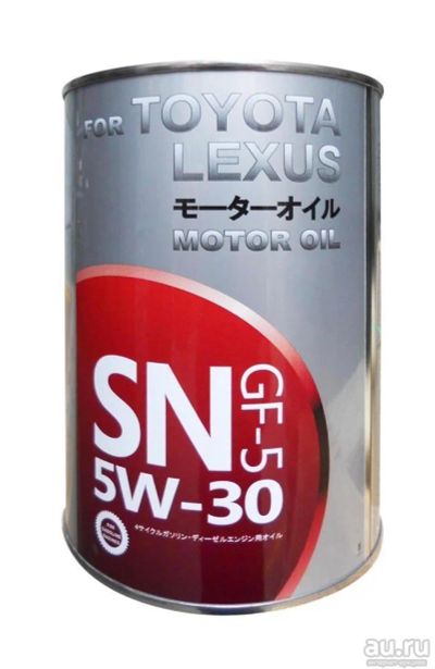 Лот: 10012068. Фото: 1. Toyota/Lexus 5W-30 SN Моторное... Масла, жидкости