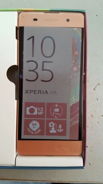 Лот: 9025697. Фото: 1. Sony Xperia XA F3111 (розовое... Смартфоны