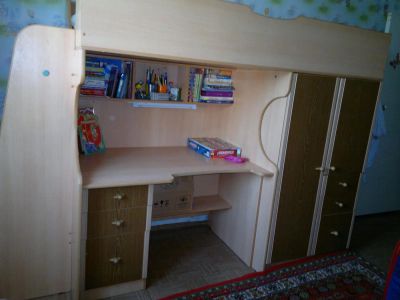 Лот: 3065308. Фото: 1. Кровать 3 в 1 + матрас. Детские кровати и кроватки