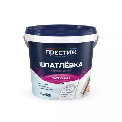Лот: 24085134. Фото: 1. Шпатлевка Престиж, латексная... Смеси, шпатлевки, цемент