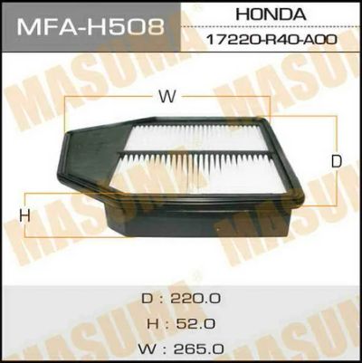 Лот: 18593763. Фото: 1. Воздушный фильтр lhd masuma honda... Расходные материалы