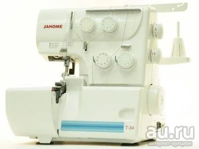 Лот: 10076787. Фото: 1. Оверлок Janome T-34. Швейная, вязальная