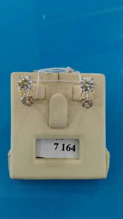 Лот: 9267072. Фото: 1. Серьги арт. к5-14. Серьги, каффы