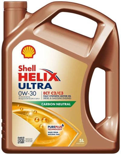 Лот: 20555528. Фото: 1. SHELL HELIX ULTRA EСТ 0w30 SN... Масла, жидкости