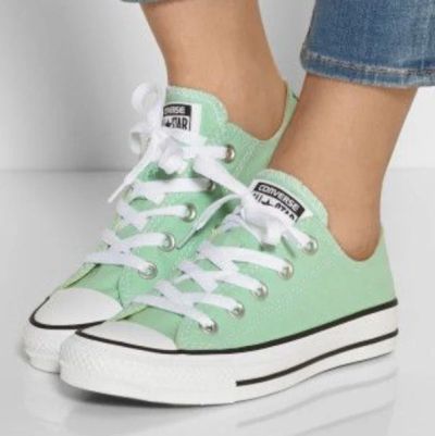 Лот: 7843472. Фото: 1. Кеды Convers мята, без торга. Кеды, кроссовки, слипоны