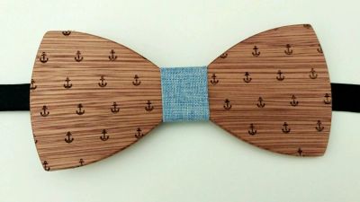 Лот: 11334906. Фото: 1. Деревянная бабочка галстук (украшение... Галстуки
