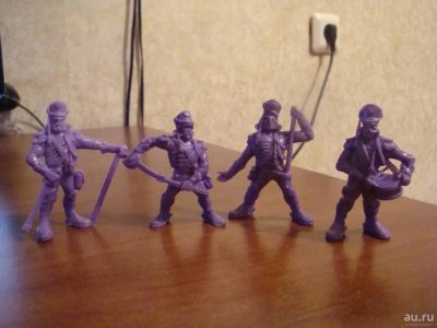 Лот: 8413432. Фото: 1. Фигурки солдатиков-гусаров, 5... Игрушки