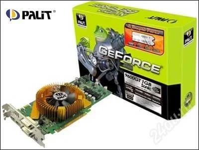 Лот: 4111596. Фото: 1. Видеокарта Palit GeForce 9600... Видеокарты