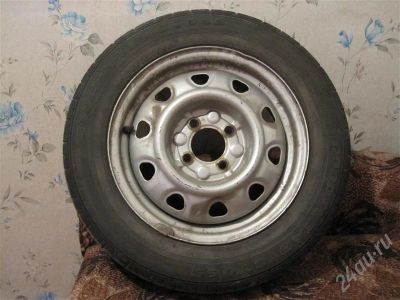 Лот: 343627. Фото: 1. 2 летних шины+диски 175/65 r14. Шины